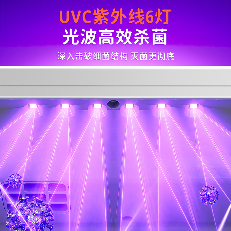 紫外线奶瓶收纳盒消毒碗柜带烘干二合一体宝宝专用沥水置物架防尘,淘宝优惠券,粉丝福利购,淘宝优惠卷