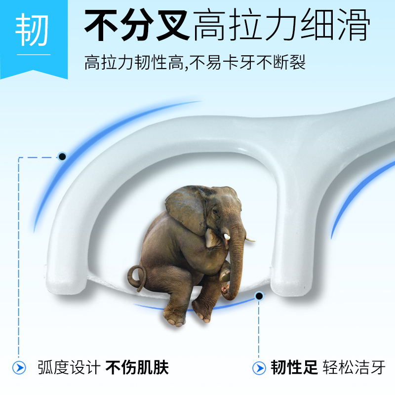 超细剔牙线牙缝随身便携家用一次性牙签线牙线棒600支包邮清洁 - 图1