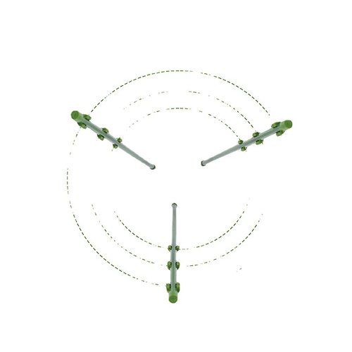 爬藤花架支架蟹爪兰月季铁线莲阳台植物支撑架花撑子架子客厅收纳-图2