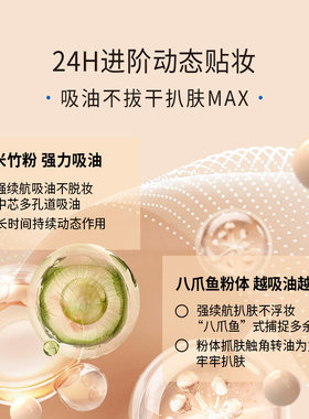 超贴瓶持妆粉底液晨雾持久不脱妆服帖混油皮干皮得意DewyLab