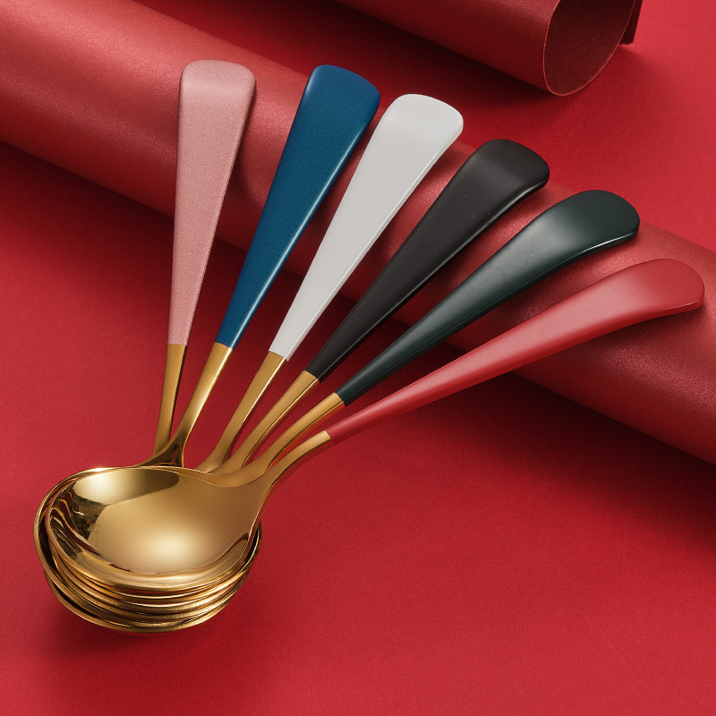 尚思厨 304不锈钢勺子网红汤勺儿童调羹 热品库 性价比省钱购