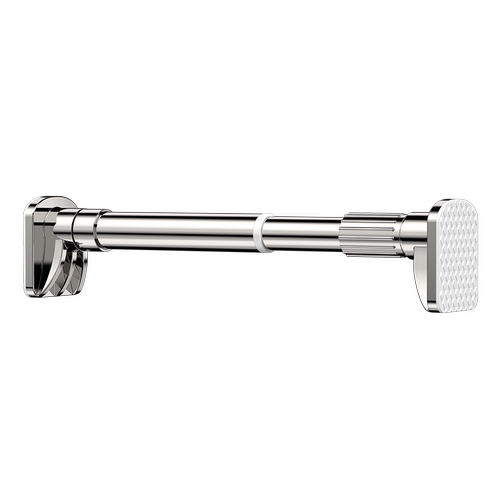 免打孔伸缩杆阳台晾衣架窗帘杆子挂衣杆卫生间晾衣杆可伸缩承重 - 图3