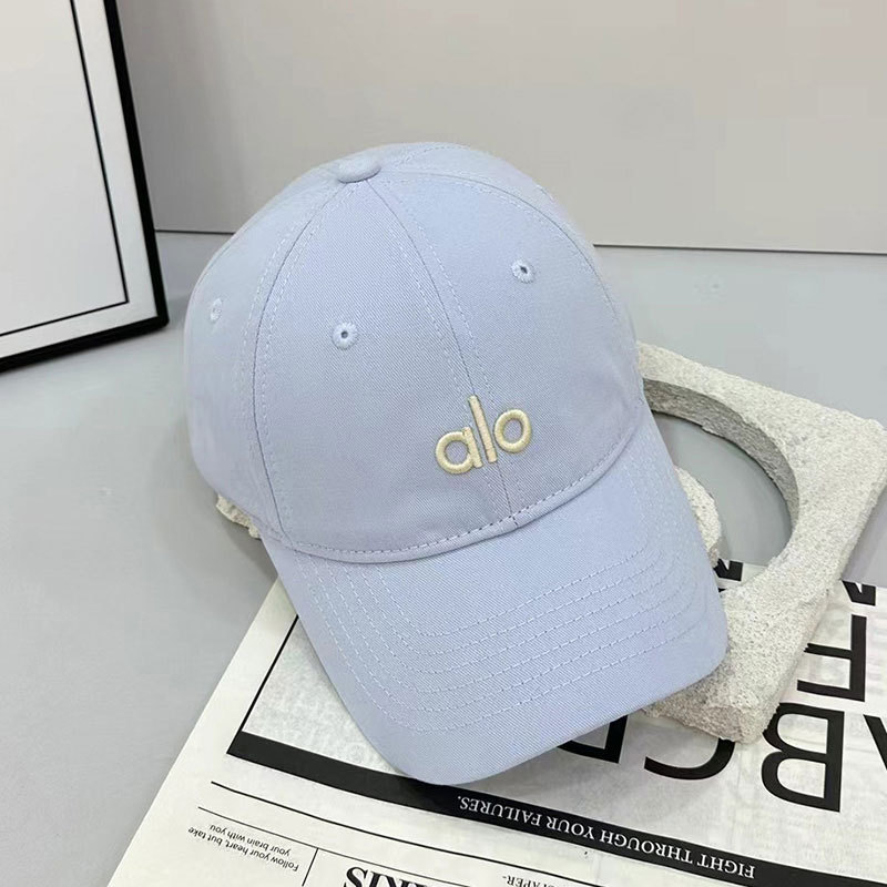ala帽子字母刺绣棒球帽男女时尚休闲四季显脸小鸭舌o灰色黑色红色 - 图3