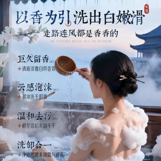 沐浴露持久留香祛痘液乳72小时香水男士女套装品牌正品官方旗舰店