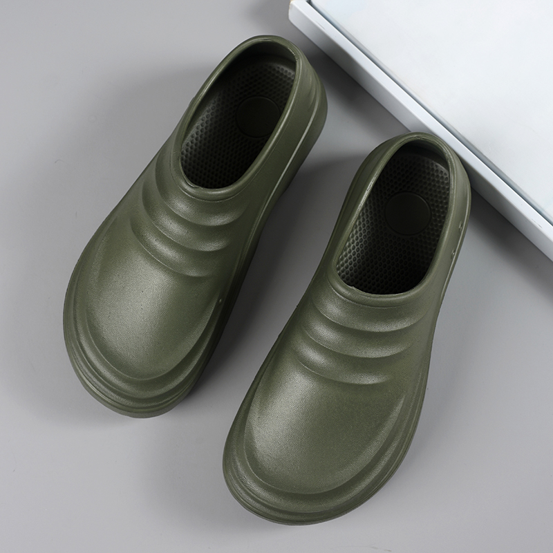 厨师鞋男轻便防滑鞋厨房工作鞋食堂厨工鞋防水防油耐磨男劳保鞋 - 图3