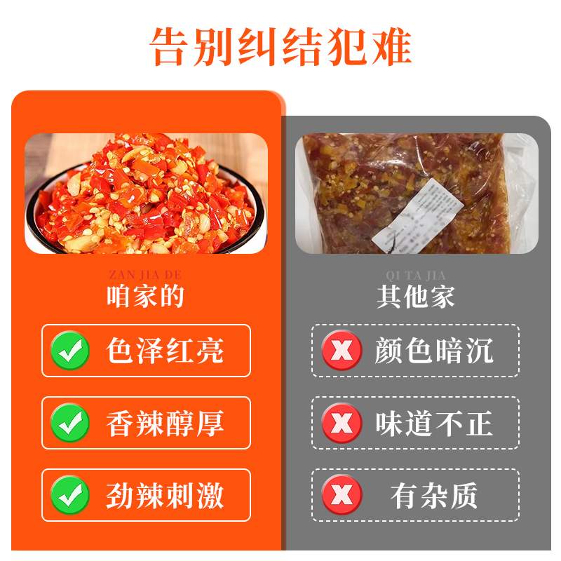 农家自制剁椒辣椒酱下饭菜香辣拌面酱批火锅蘸料剁椒酱商用拌饭,淘宝优惠券,粉丝福利购,淘宝优惠卷