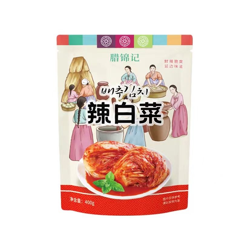 腊锦记辣白菜 韩式风味泡菜 朝鲜传统开袋即食美味佳肴 - 图3