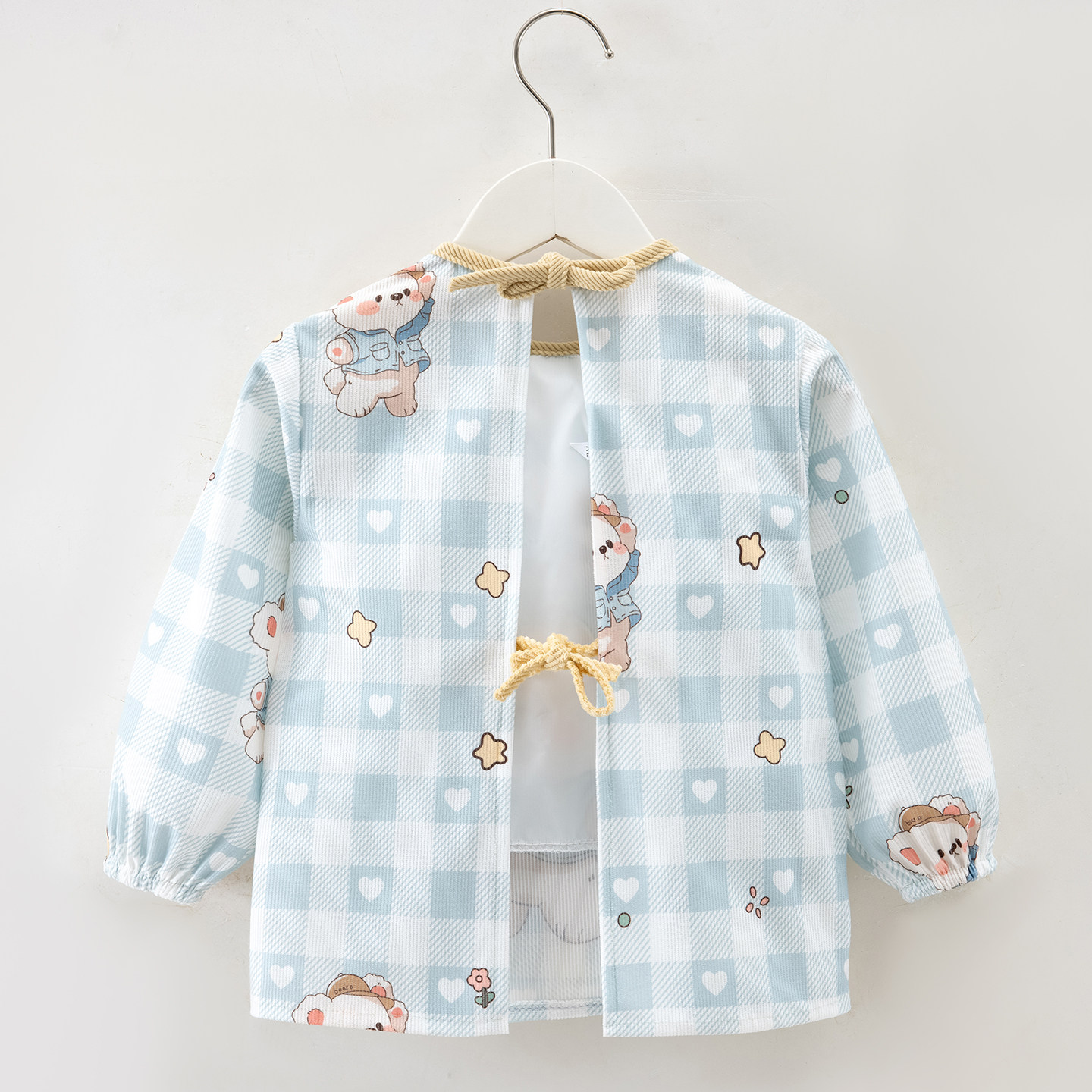 儿童罩衣宝宝秋冬季外穿防水防脏洋气男女孩吃饭围兜婴儿反穿护衣,淘宝优惠券,粉丝福利购,淘宝优惠卷