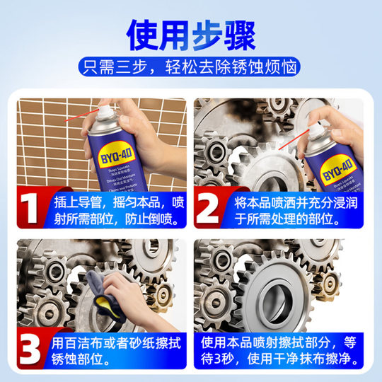 40 mechanical lubricants, hinge hinges, sewing machine oil, anti-rust lubricants, door locks, metal door chains, etc.