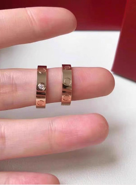 溪御戒指满天星钛钢食指指环不掉色冷淡风轻奢小众男女简