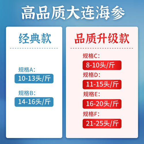海参即食包装袋一斤正品官方旗舰店大连顺丰独立辽刺参冷冻水产 - 图2