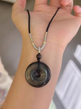 颈链礼物情侣款项链平安扣吊坠