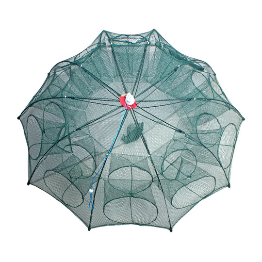 Shrimp cage fish net fishing cage fish net fishing net small fish lobster eel fish catching artifact cast net hand throw net folding shrimp cage