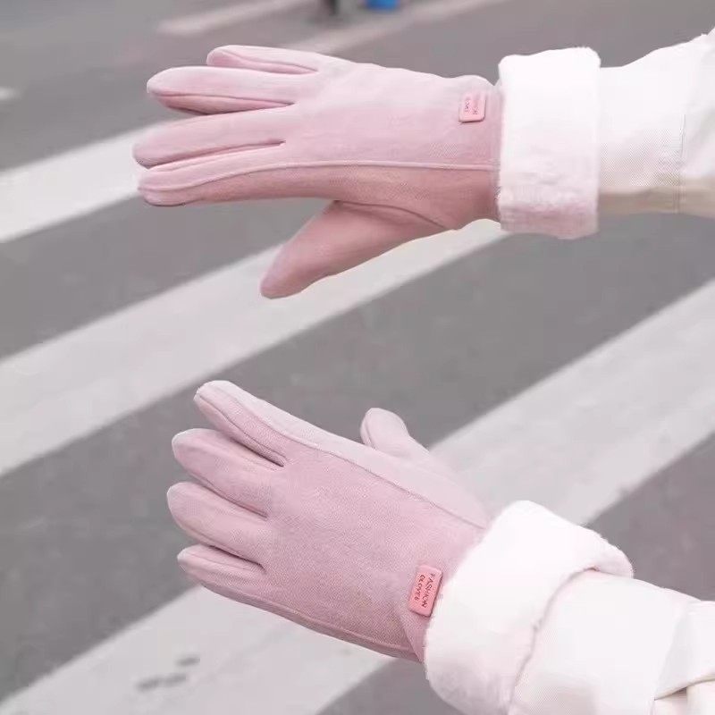 德绒秋冬季户外保暖手套