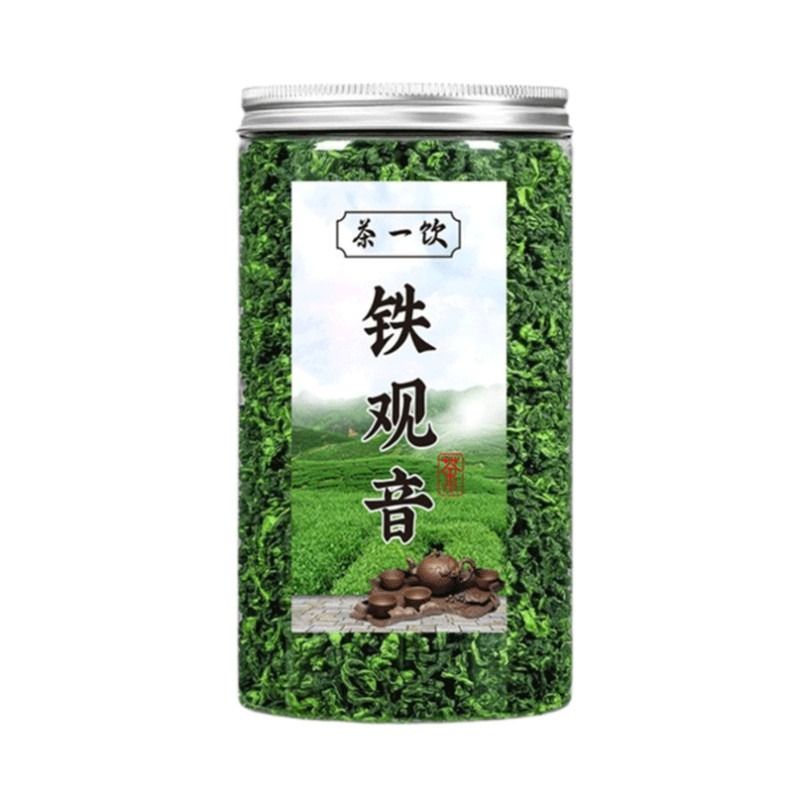 2024新茶1725铁观音清香型安溪高山乌龙茶手工茶罐装茶叶500g包邮