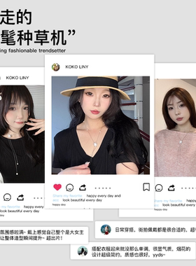 韩系银色烟花珍珠流可抽拉毛衣链