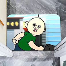 Творческие подставки/коврики 邦邦和玉智动漫周边创意文字鼠标垫办公电脑大号硅胶手腕垫男女生