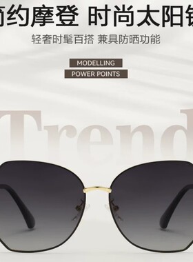 复古墨镜女款偏光太阳眼镜