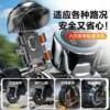 Electric vehicle mobile phone holder, new shock-proof and anti-shake takeaway rider special rearview mirror universal fixed bracket