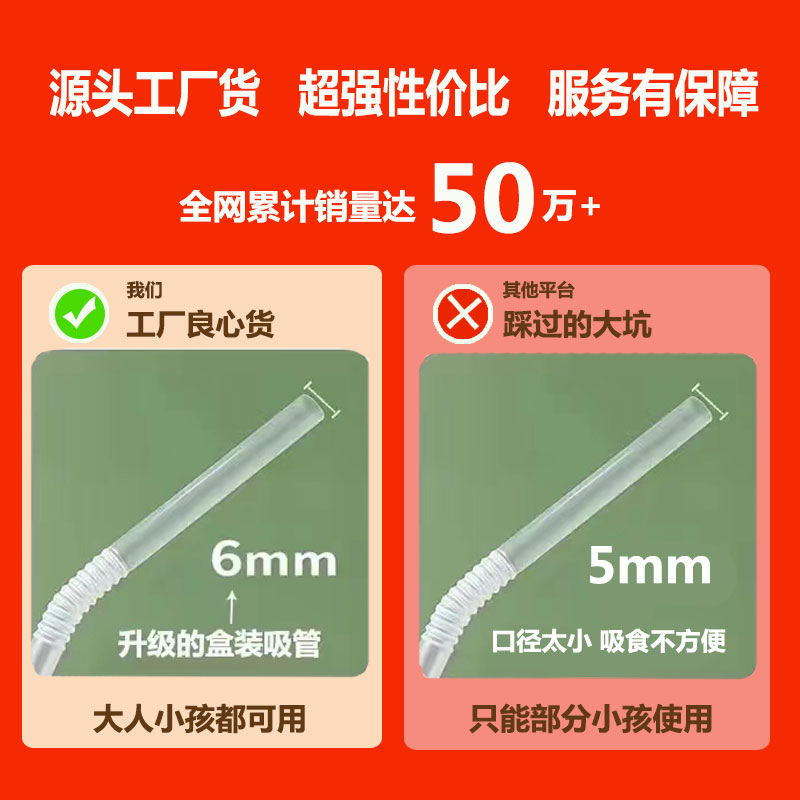 吸管一次性单独包装食品级孕产妇儿童喝奶喝水可弯曲奶茶躺着大人-图1