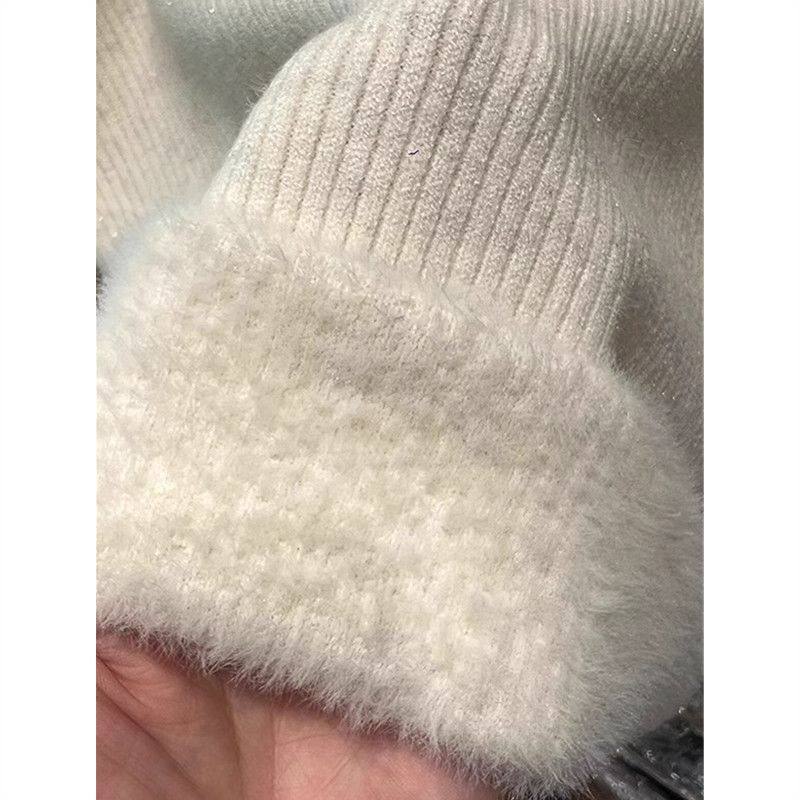 一体绒高领毛衣女秋冬季新款加绒加厚保暖大码内搭针织衫上衣,淘宝优惠券,粉丝福利购,淘宝优惠卷