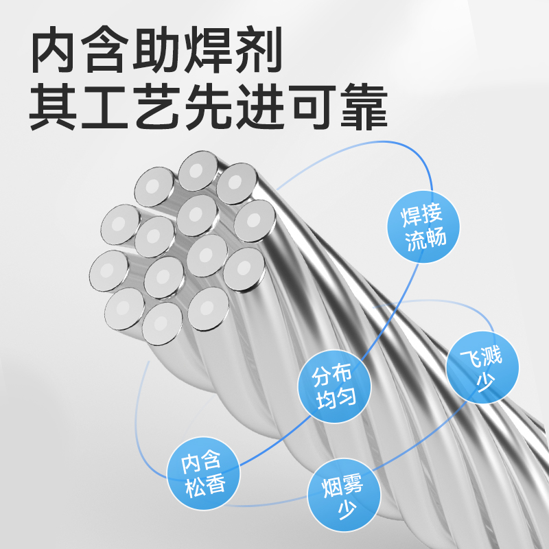 焊锡丝带松香锡条焊丝打火机低温环保电烙铁焊接锡线不绣钢纯铝 - 图1