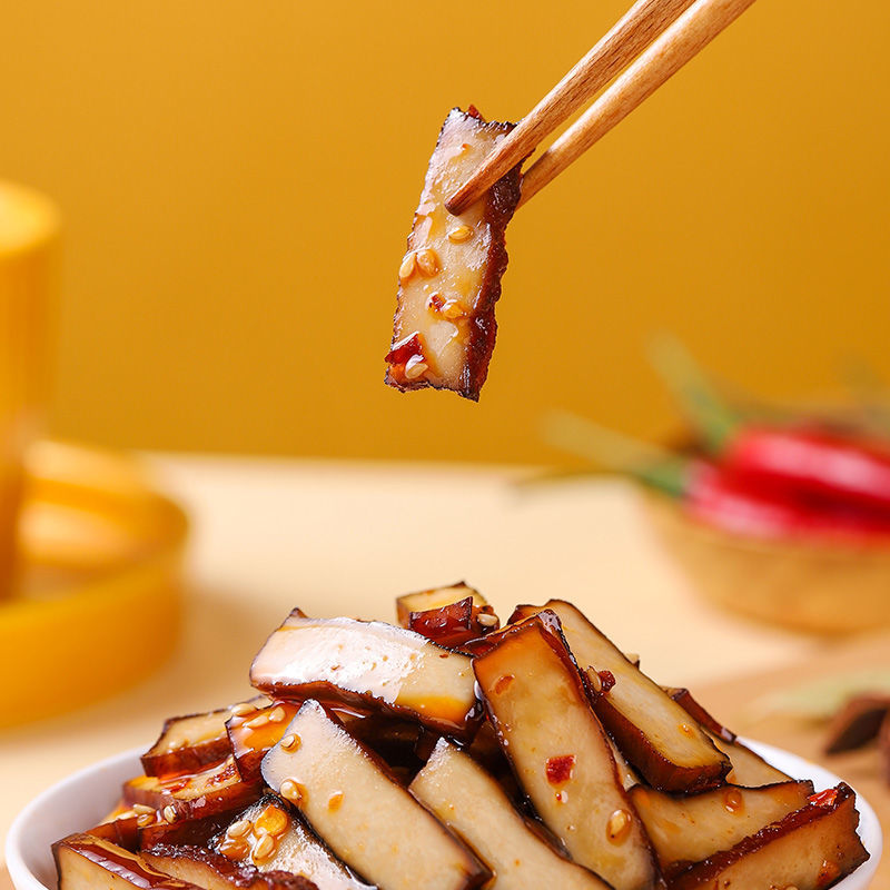 劲仔豆干72g好吃的麻辣零食湖南平江豆腐干小吃休闲网红辣味香辣 - 图2