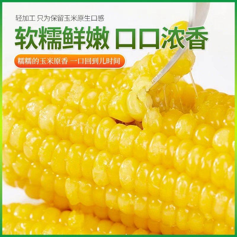 【农投集团】正宗东北黄糯玉米10棒甜糯玉米香甜新鲜粘苞米真空装