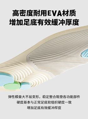 扁平足矫正足弓支撑踩屎感久站不痛防臭吸汗军训增高鞋垫减震冰感