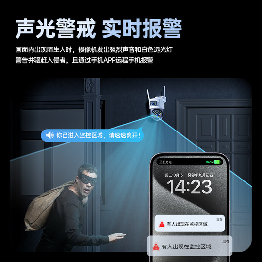 Wasserdichte Überwachungskamera von Oaks mit ultraklarer Nachtsicht