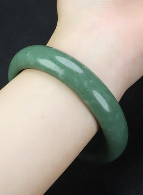 正品翠色A货少女玉手镯