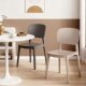 Nordic thickened plastic dining chairs extra thick restaurant negotiation dining table chairs stools plastic back chairs plastic chairs