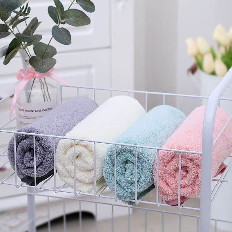 7A抗菌麦穗毛巾柔软面巾洗脸家用吸水不掉毛微粒绒毛巾