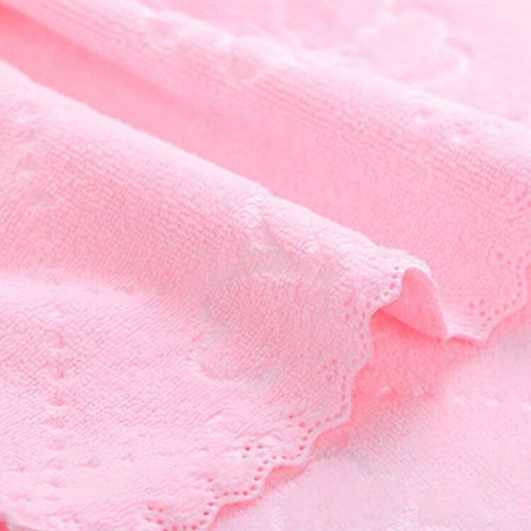 卡通压花小熊五彩印花小盖巾