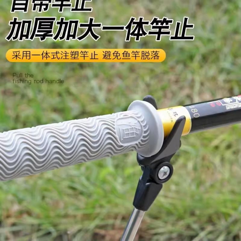 加厚柔软耐磨握把鱼竿缠把带鱼竿手把套一拉得把套带杆止硅胶防滑 - 图3
