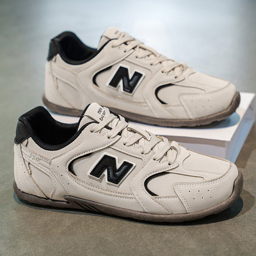 NEW BOLUNE/新百伦冬季男鞋加绒加厚情侣休闲鞋软底超轻老爹潮鞋 - 图2