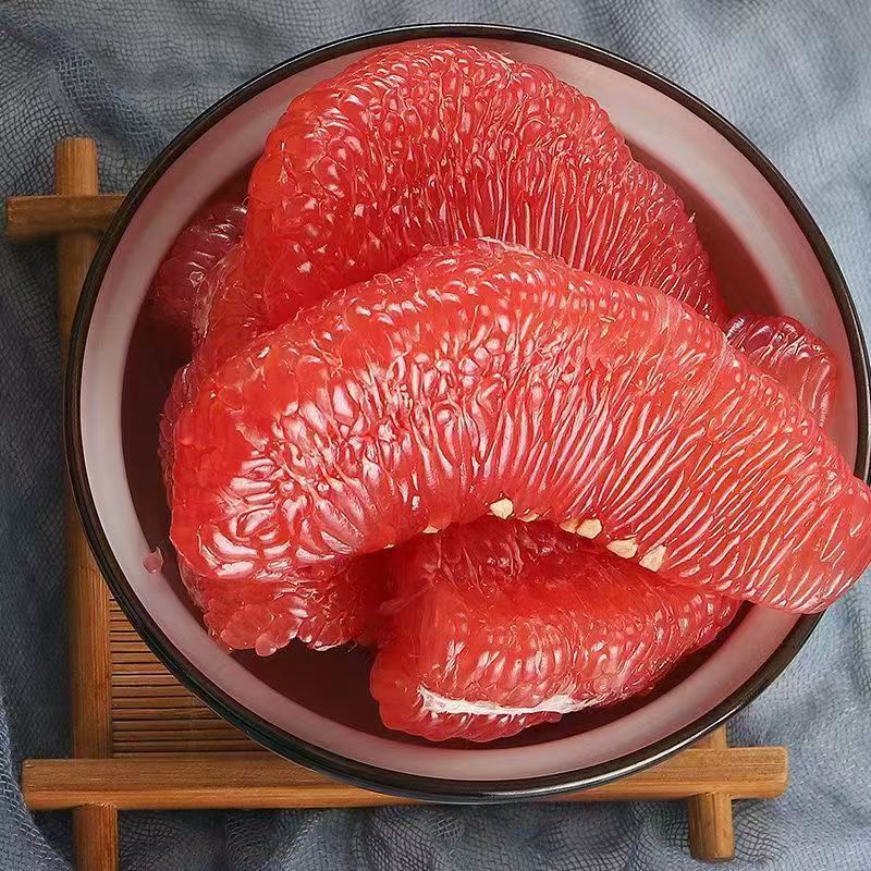 薄皮红柚柚子红心蜜柚新鲜水果福建平和应季老树薄皮包邮现摘果园