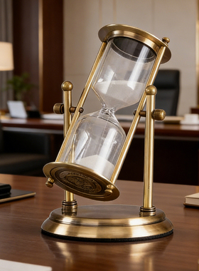锌合金五金沙漏计时器装饰摆件