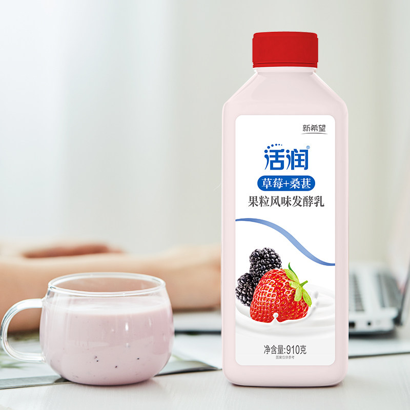 【910g*3桶】新希望活润大桶酸奶