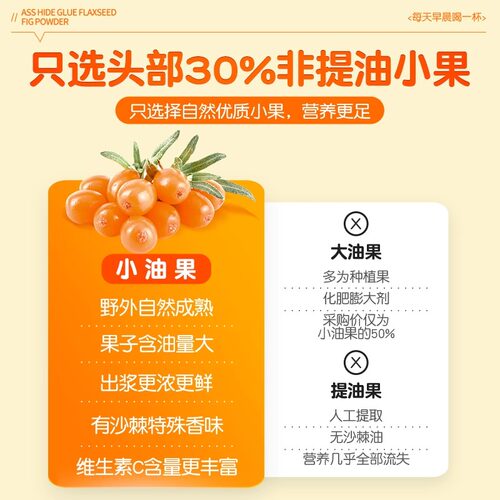 新疆沙棘原浆官方旗舰店正品南京同仁堂有机沙棘原浆nfc果汁饮料 - 图2