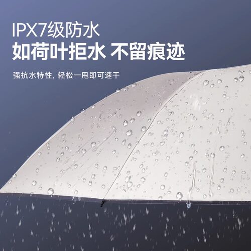 自动雨伞加固两用24骨晴雨抗风特大号男三折叠伞2025双层手动结实 - 图1
