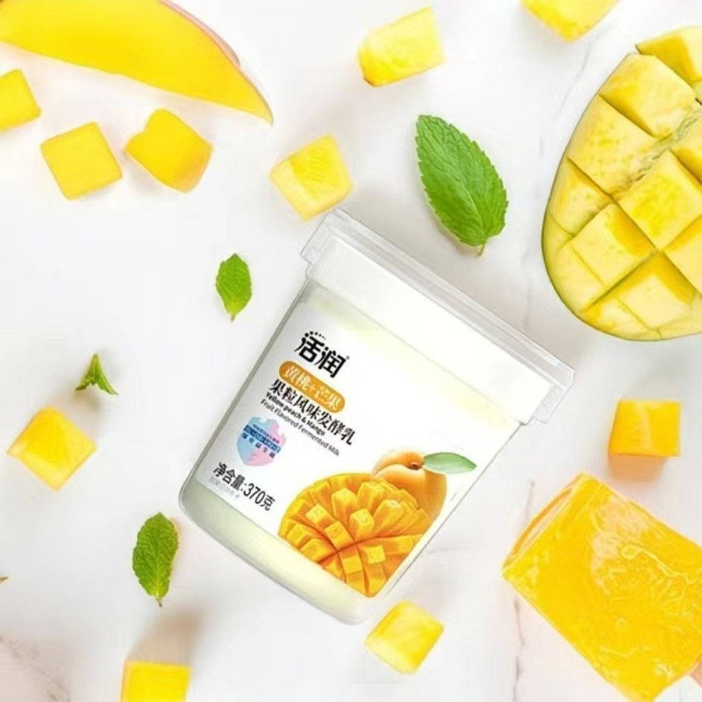 活润酸奶大果粒草莓桑葚和黄桃芒果风味发酵乳餐后好搭档桶装低温,淘宝优惠券,粉丝福利购,淘宝优惠卷