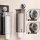 Suction cup disposable paper cup collector wall-mounted