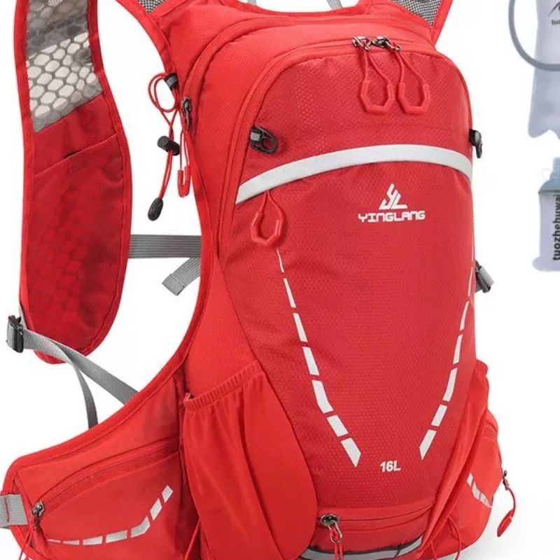 Outdoor mountaineering and cycling backpack, lightweight hiking bag, sports water bag bag, 16L travel cross-country running backpack