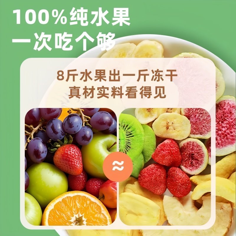 优选水果干混合冻干草莓水蜜桃无花果芒果菠萝蜜脆散称袋装,淘宝优惠券,粉丝福利购,淘宝优惠卷