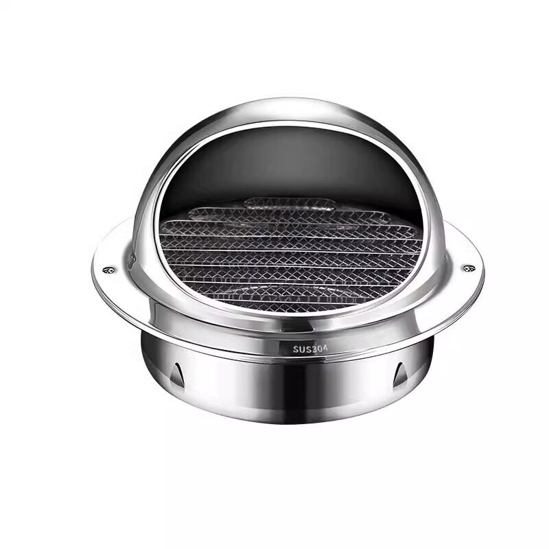 304不锈钢风帽排风口风罩卫生间油烟机外墙防风罩通风透气帽排气