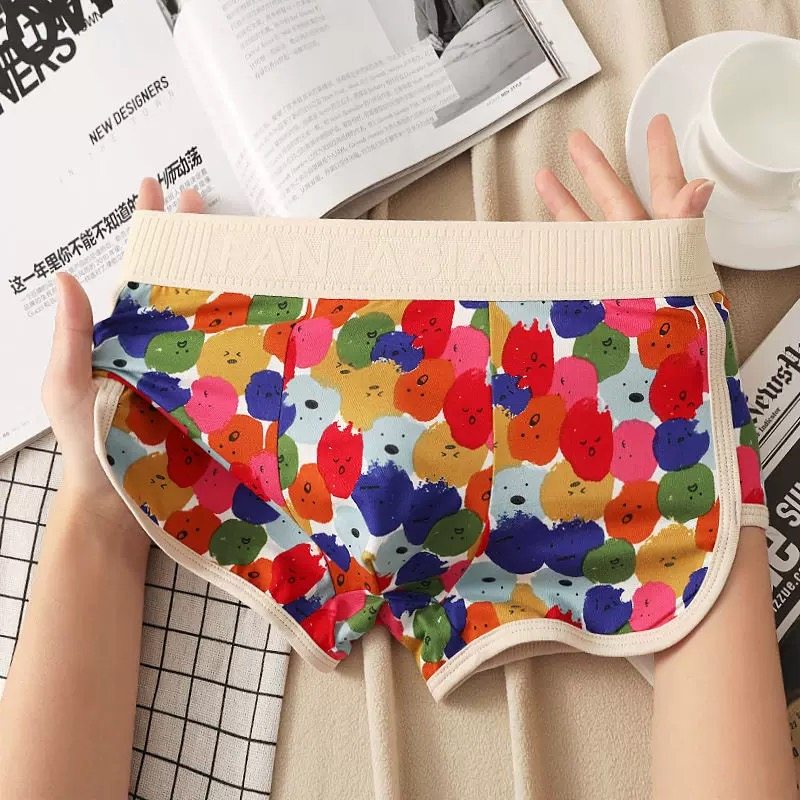 UJHGREDCVB舒适透气中腰四角短裤男生底裤衩男士内裤纯棉,淘宝优惠券,粉丝福利购,淘宝优惠卷