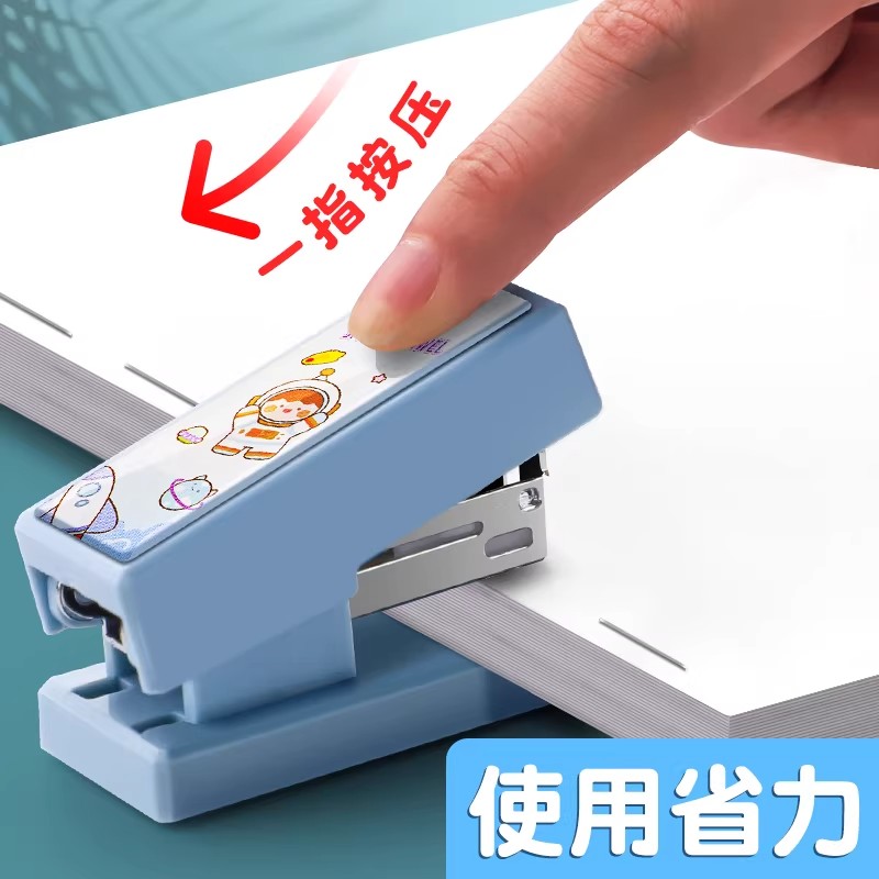 Mini hand-held stapler for labor-saving office use