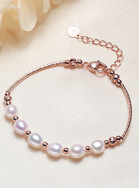 饰品批发珠子手链诸暨珍珠饰品 摆摊货源民族风饰品淡水珍珠手链