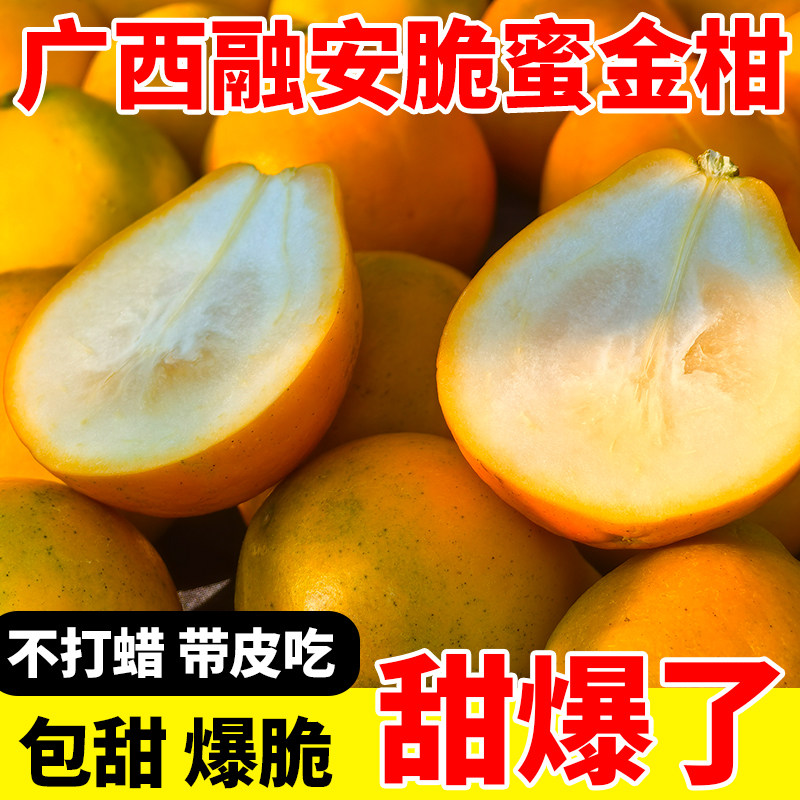广西融安脆蜜金柑金桔第三代应当季水果鲜果金橘纯甜脆皮金桔顺丰,淘宝优惠券,粉丝福利购,淘宝优惠卷